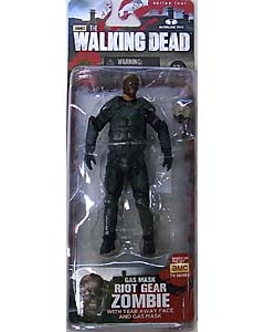 McFARLANE TOYS THE WALKING DEAD TV 5インチアクションフィギュア SERIES 4 RIOT GEAR GAS MASK ZOMBIE